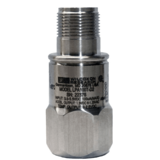 Wilcoxon Sensing Technologies Certified Low-Power Low-Voltage Accelerometer, Model LPA100T-D2